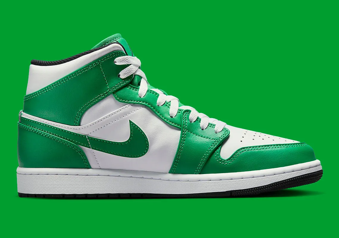 Jordan 1 Mid Lucky Green