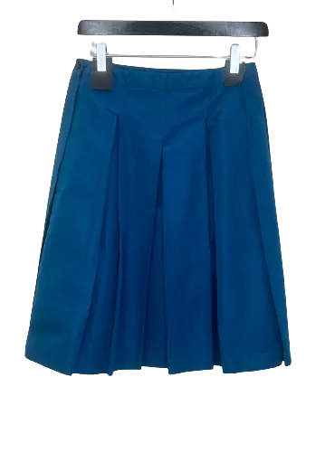 Jupe midi Celine bleue, taille 38 - Yalla