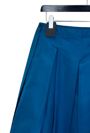 Jupe midi Celine bleue, taille 38 - Yalla