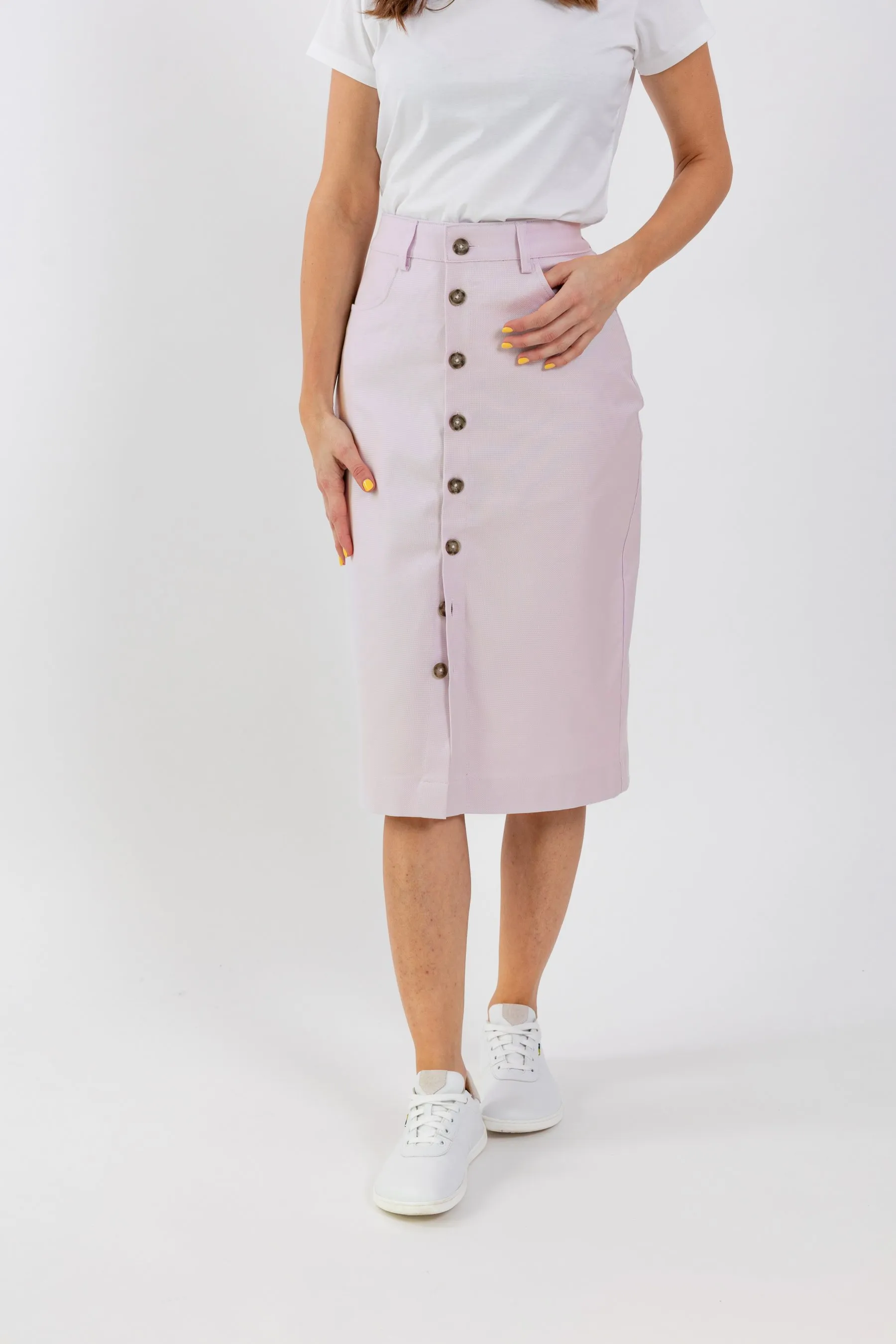 Jupe midi pour femme Be Lenka Essentials - Light Lilac