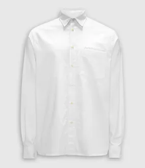 JW ANDERSON Partager  Chemise Classic Fit Logo Pocket White  