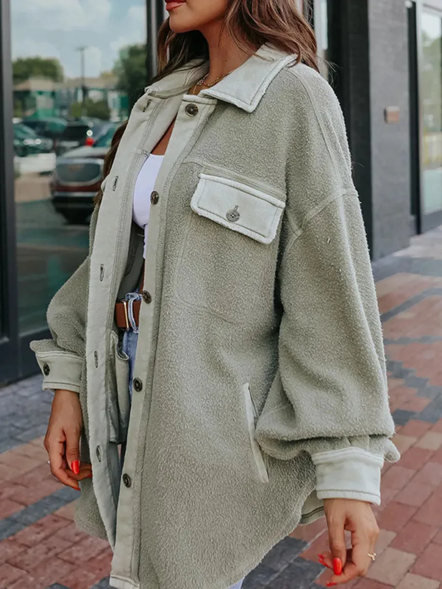 Laura | Manteau Oversize à Boutons