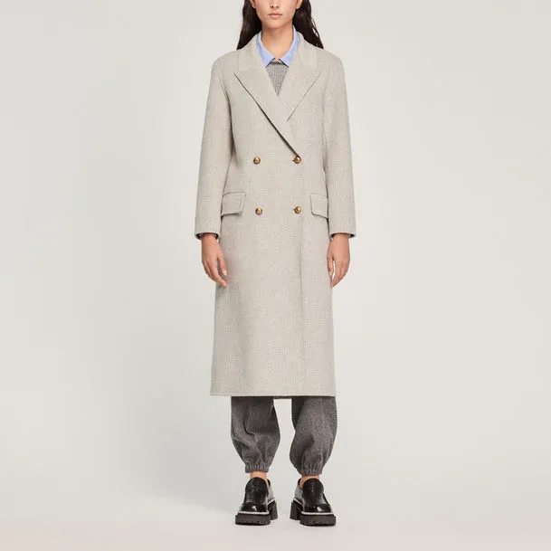 Manteau long droit