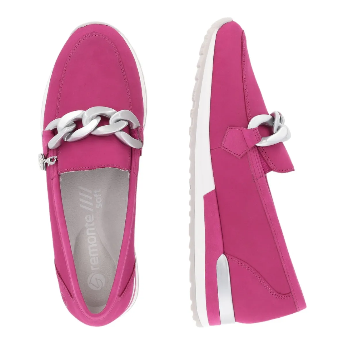 Mocassins Remonte r2544 rouge