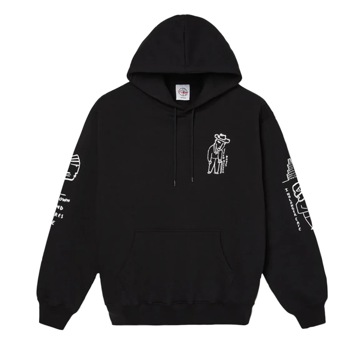 Polar Skate Co Seen Better Days hoodie black