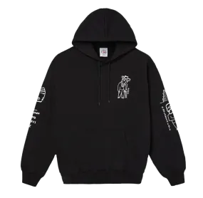 Polar Skate Co Seen Better Days hoodie black