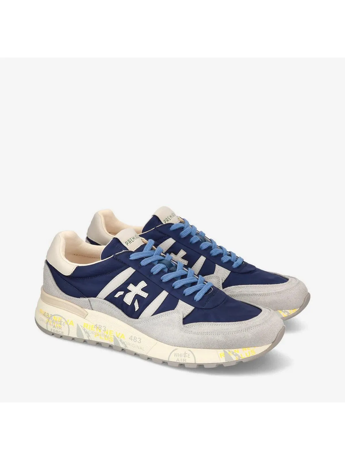 PREMIATA Baskets Homme LANDECK VAR 6631 Bleu