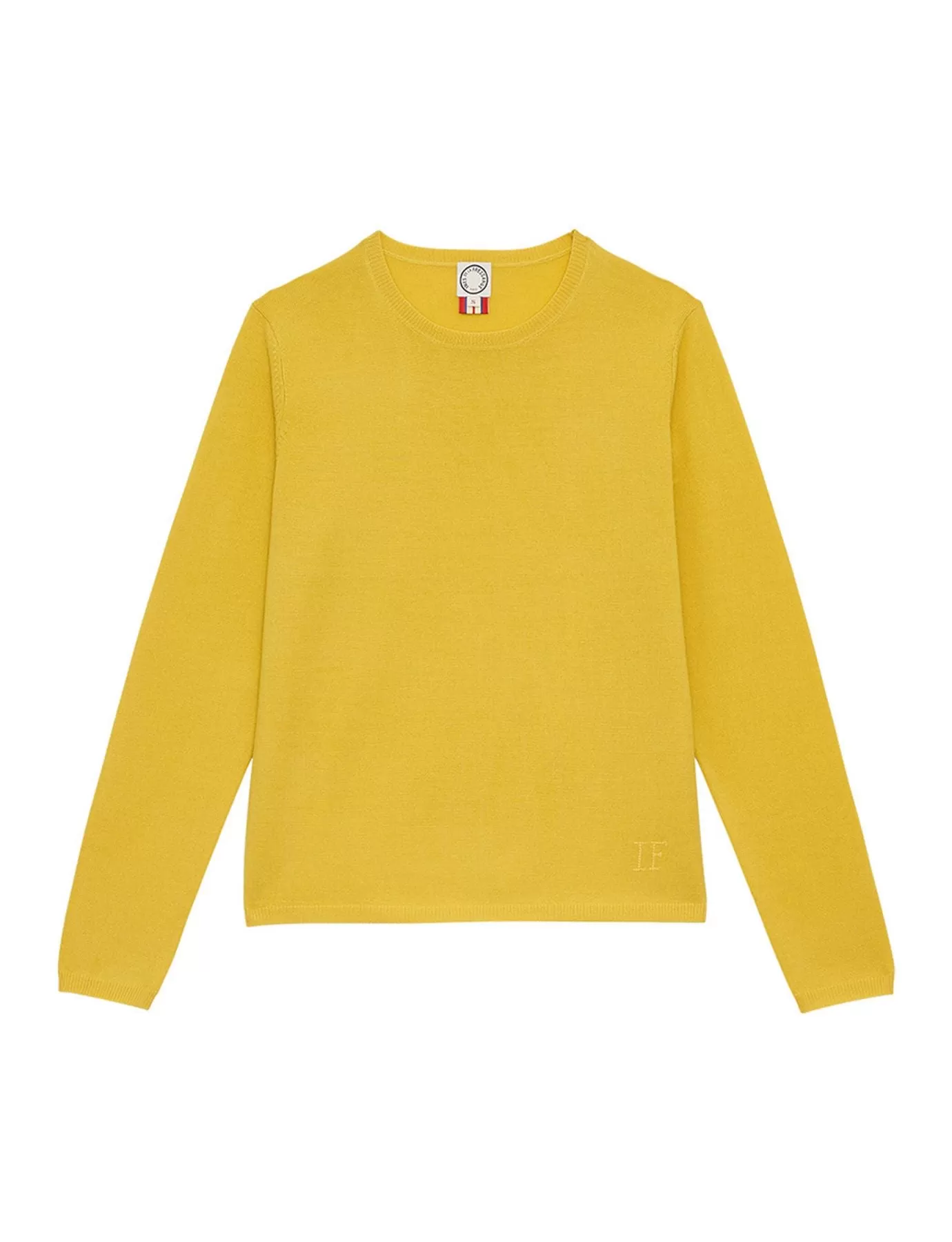 Pull Angelina laine mérinos jaune