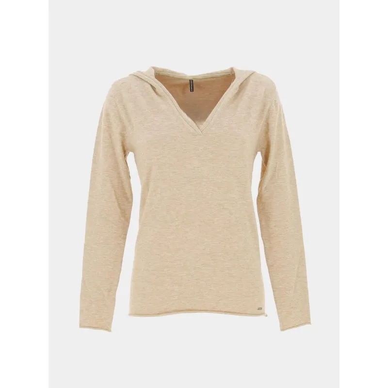 Pull col v new lex sun beige femme - Vero Moda | wimod