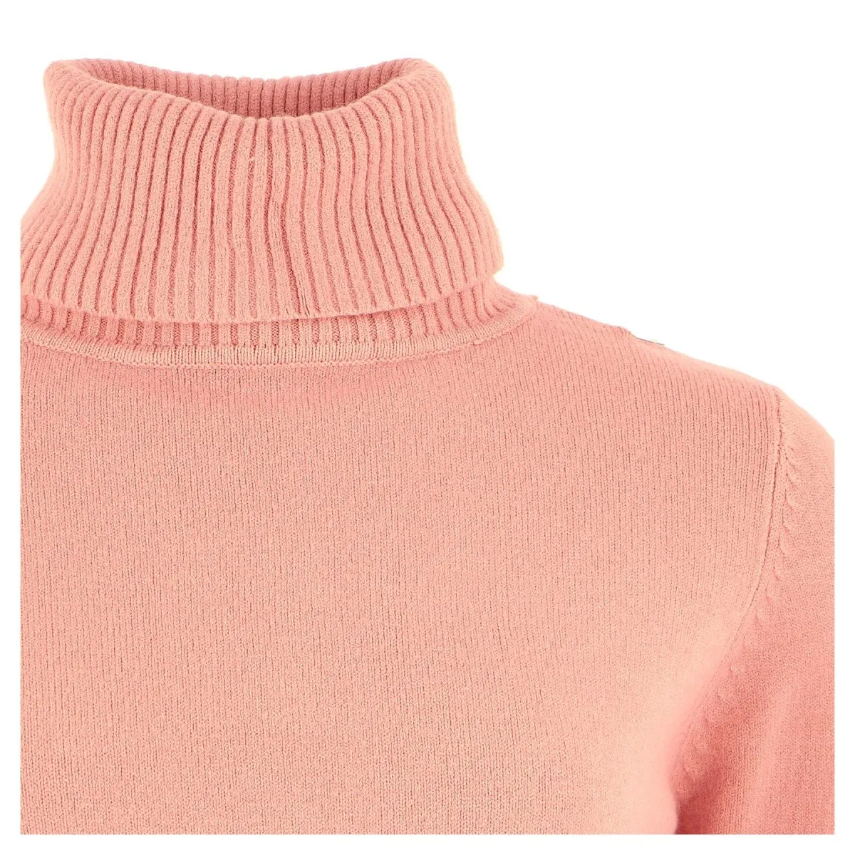 Pull femme col roulé doux et chaud, divers coloris - Matière noble 16.90€