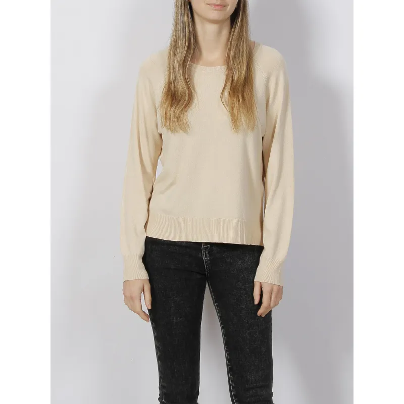 Pull nanjing knit beige femme - Only | wimod