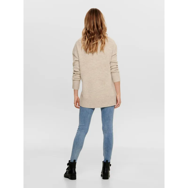 Pull nanjing knit beige femme - Only | wimod