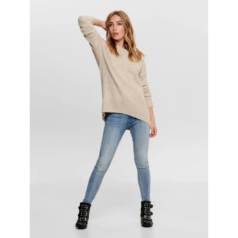 Pull nanjing knit beige femme - Only | wimod