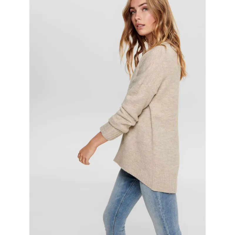 Pull nanjing knit beige femme - Only | wimod