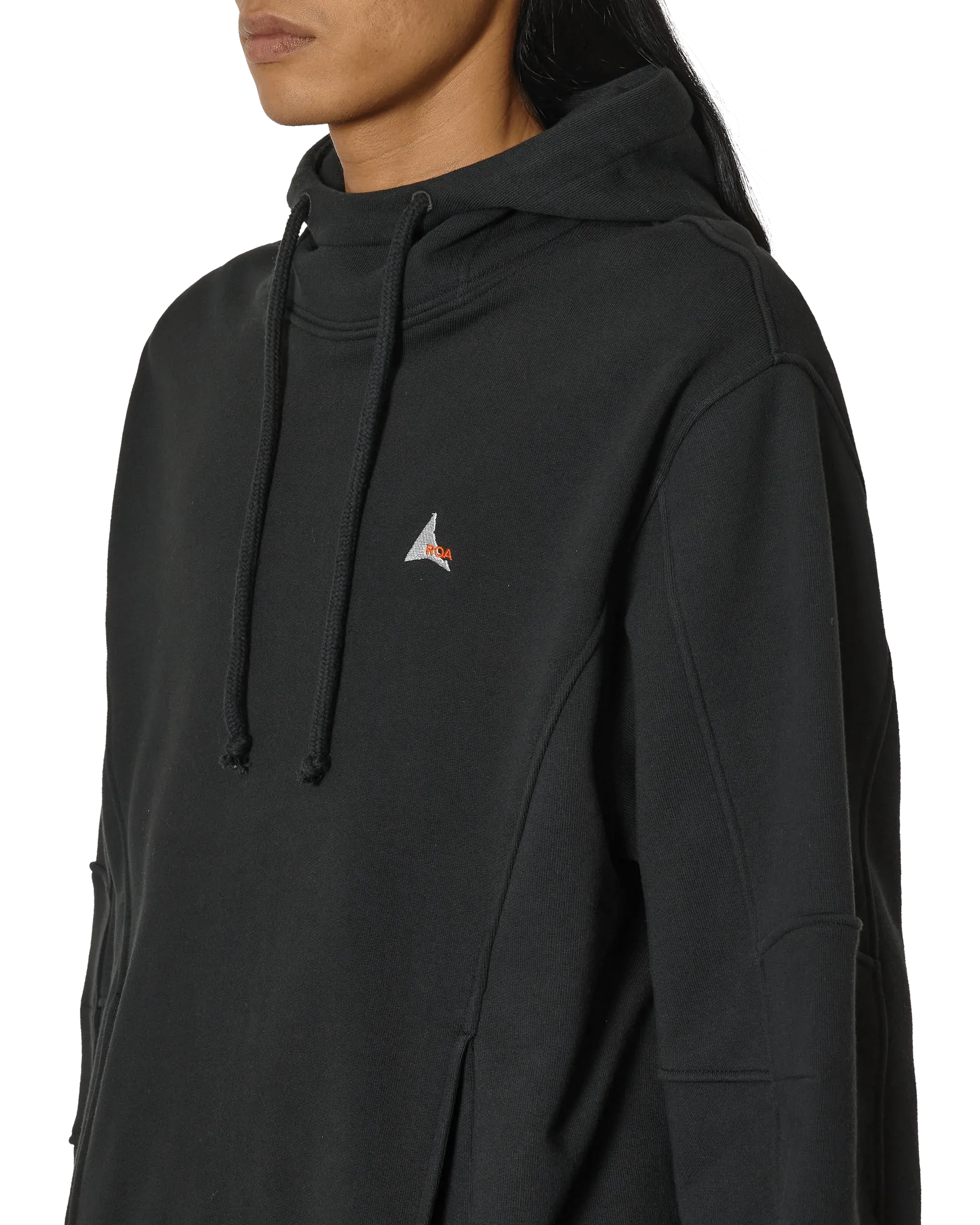 ROA - Heavy Hoodie Black