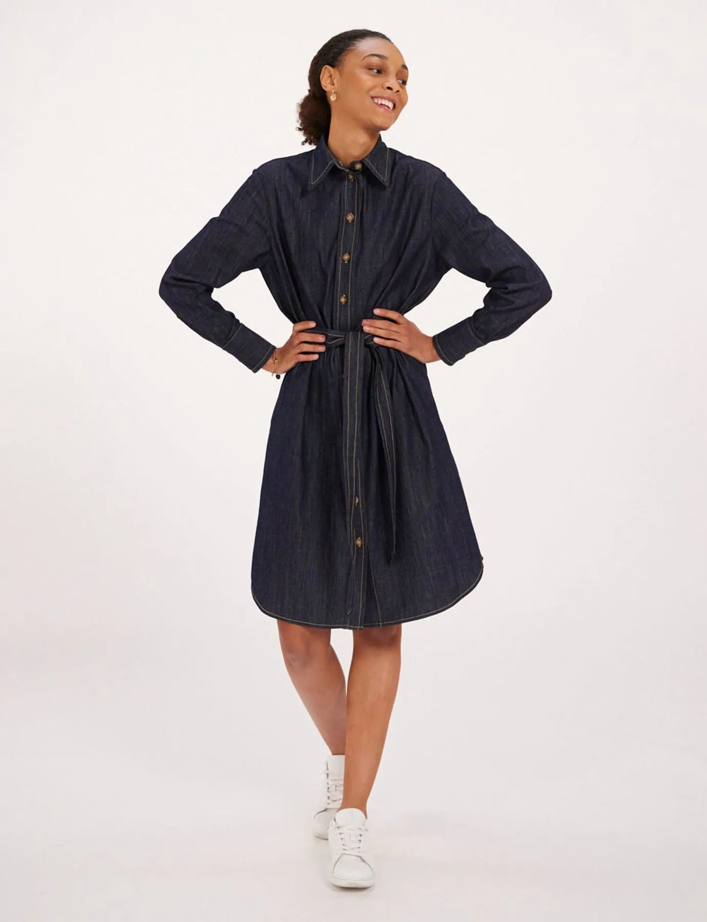 Robe Amour denim brut