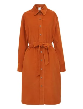 Robe Amour orange en velours