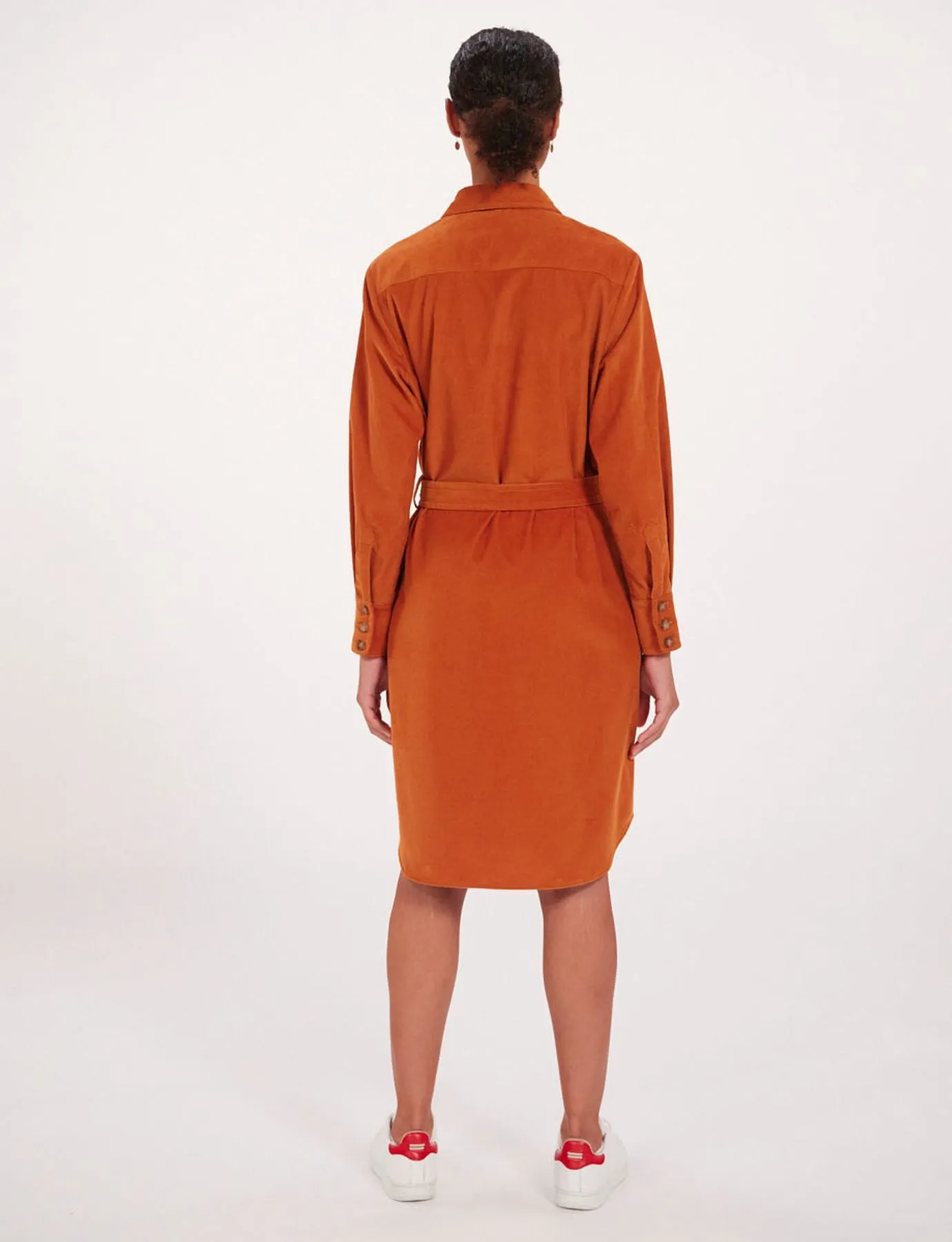 Robe Amour orange en velours