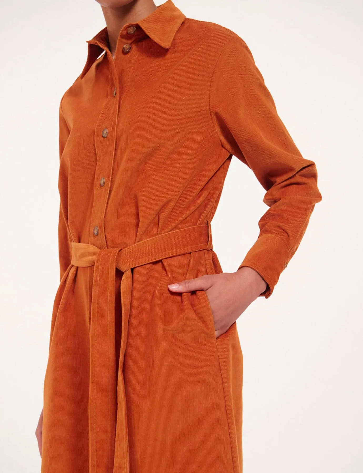 Robe Amour orange en velours