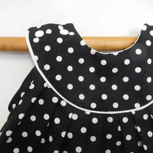 Robe bébé en coton oeko tex 6-9 mois, cadeau naissance