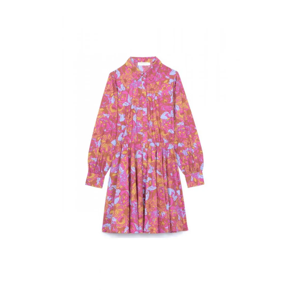 Robe CALLA rose en coton | 3 Suisses