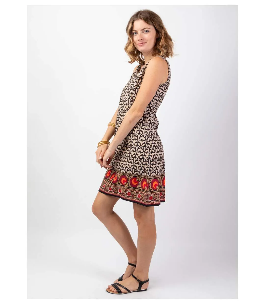 Robe coton femme été CHRISTINA motif africain Coton Du Monde