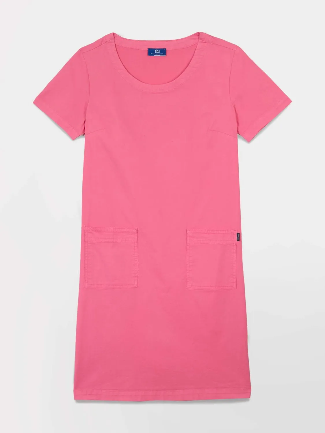 Robe Femme Toile Coton Stretch Fuschia tbs