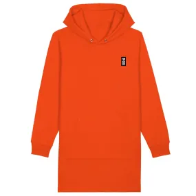 Robe Hoodie Bio Coton Orange Yupsoul