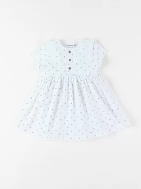 Robe imprimé fleuri en jersey, Noukie's - Blanc