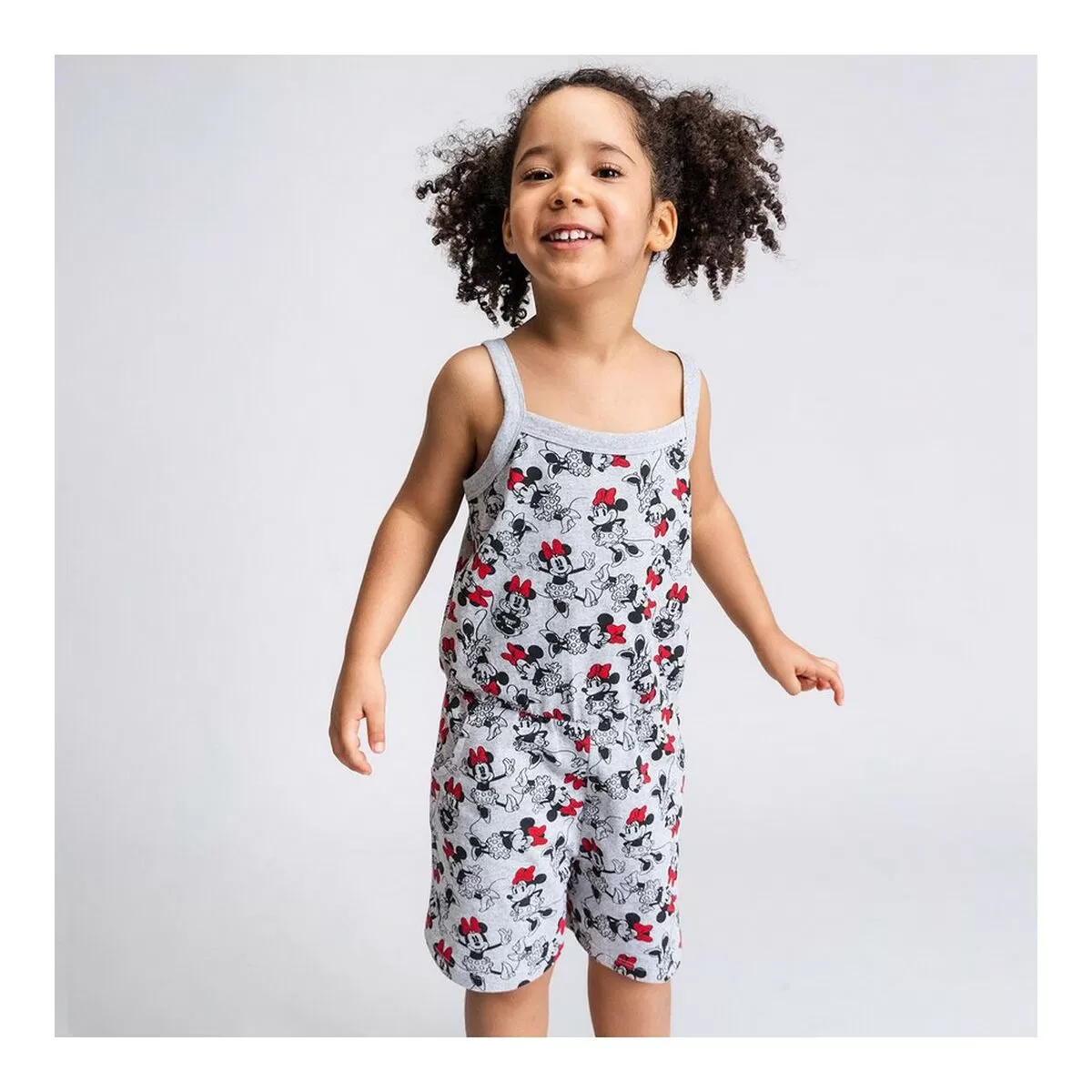 Robe Minnie Mouse Grise 100% Coton