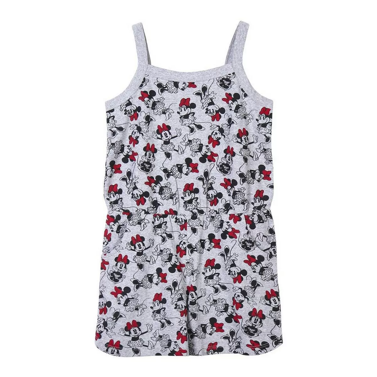 Robe Minnie Mouse Grise 100% Coton