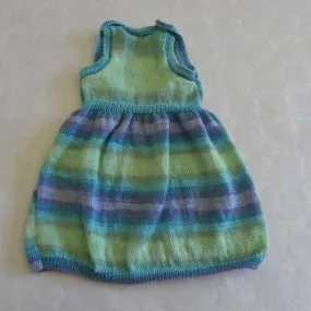 Robe sans manches fait mains en coton pour bébé fille taille 3 mois