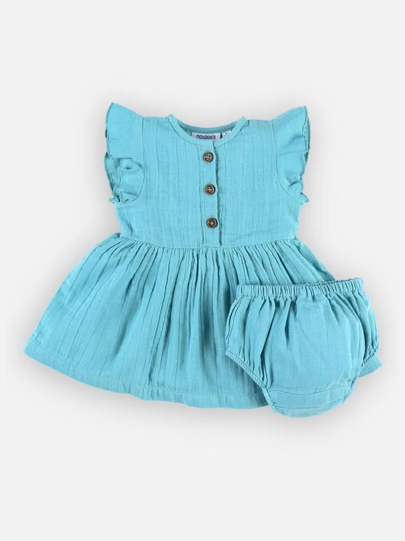 Set robe + bloomer, Noukie's - Vert