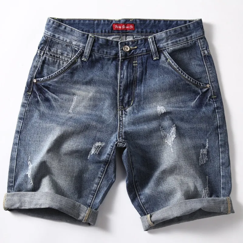 Short Jeans Homme Vintage Rétro