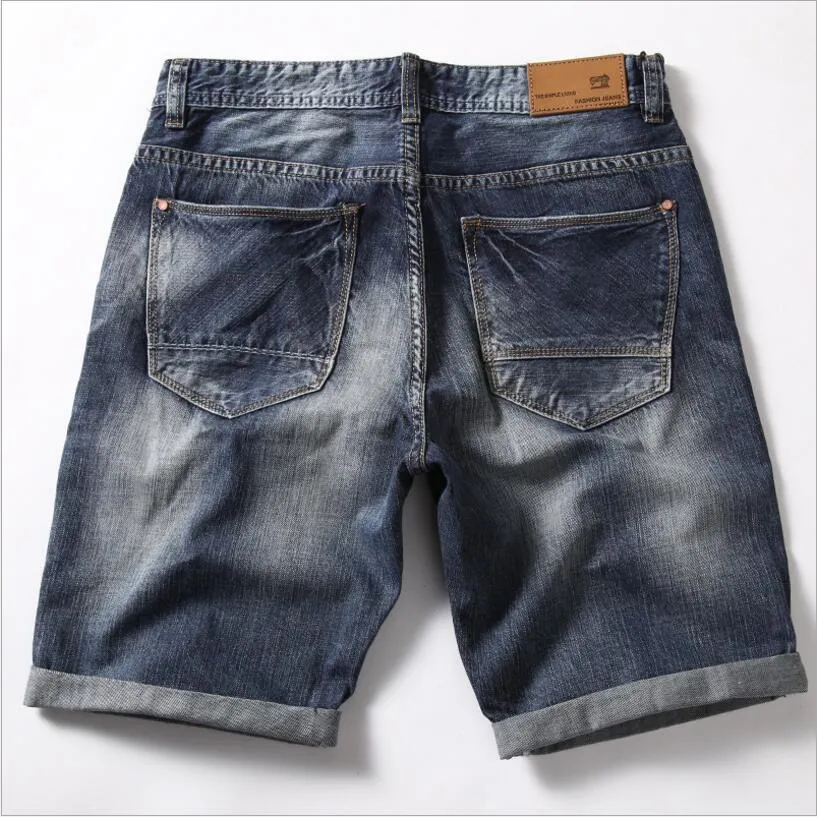 Short Jeans Homme Vintage Rétro