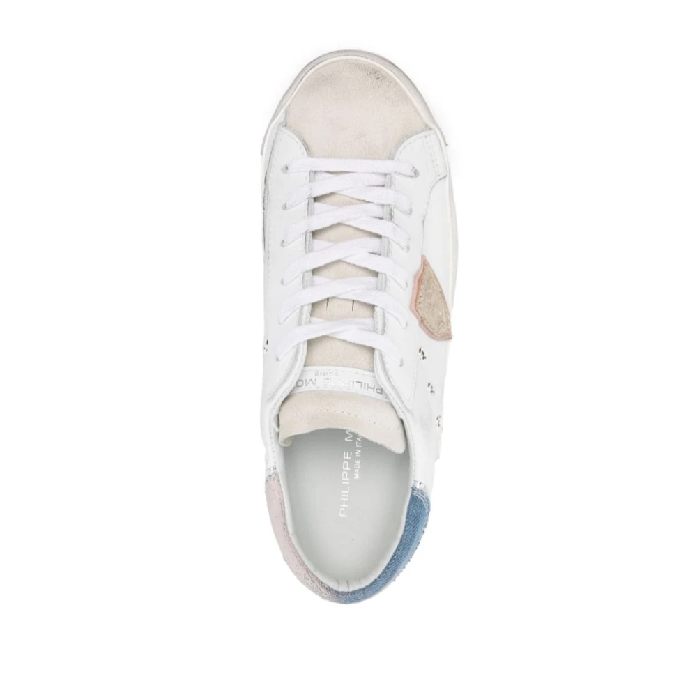 Sneakers Basse Blanc/Bleu