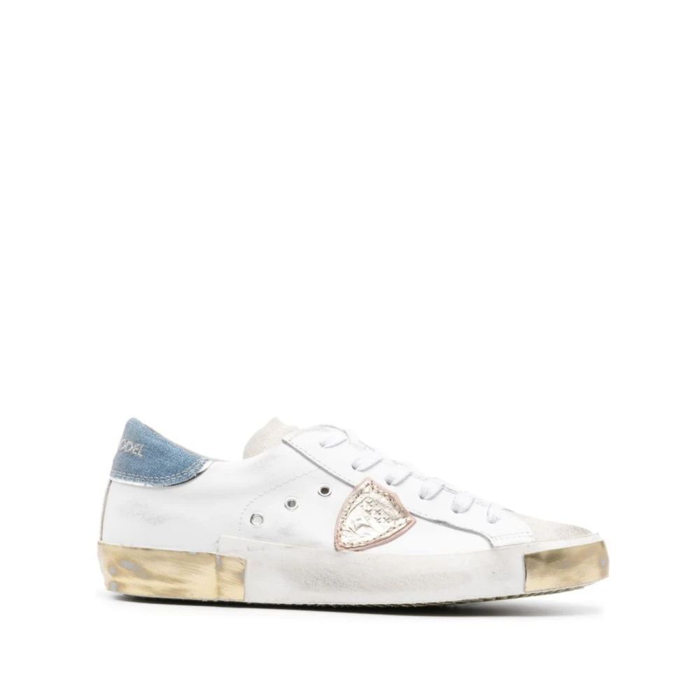 Sneakers Basse Blanc/Bleu