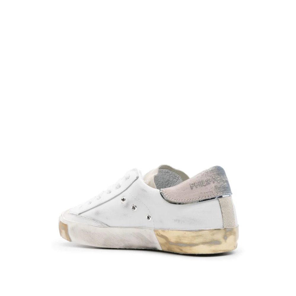 Sneakers Basse Blanc/Bleu