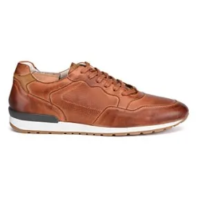 Sneakers Châtaigne Patiné cuir homme Canberra