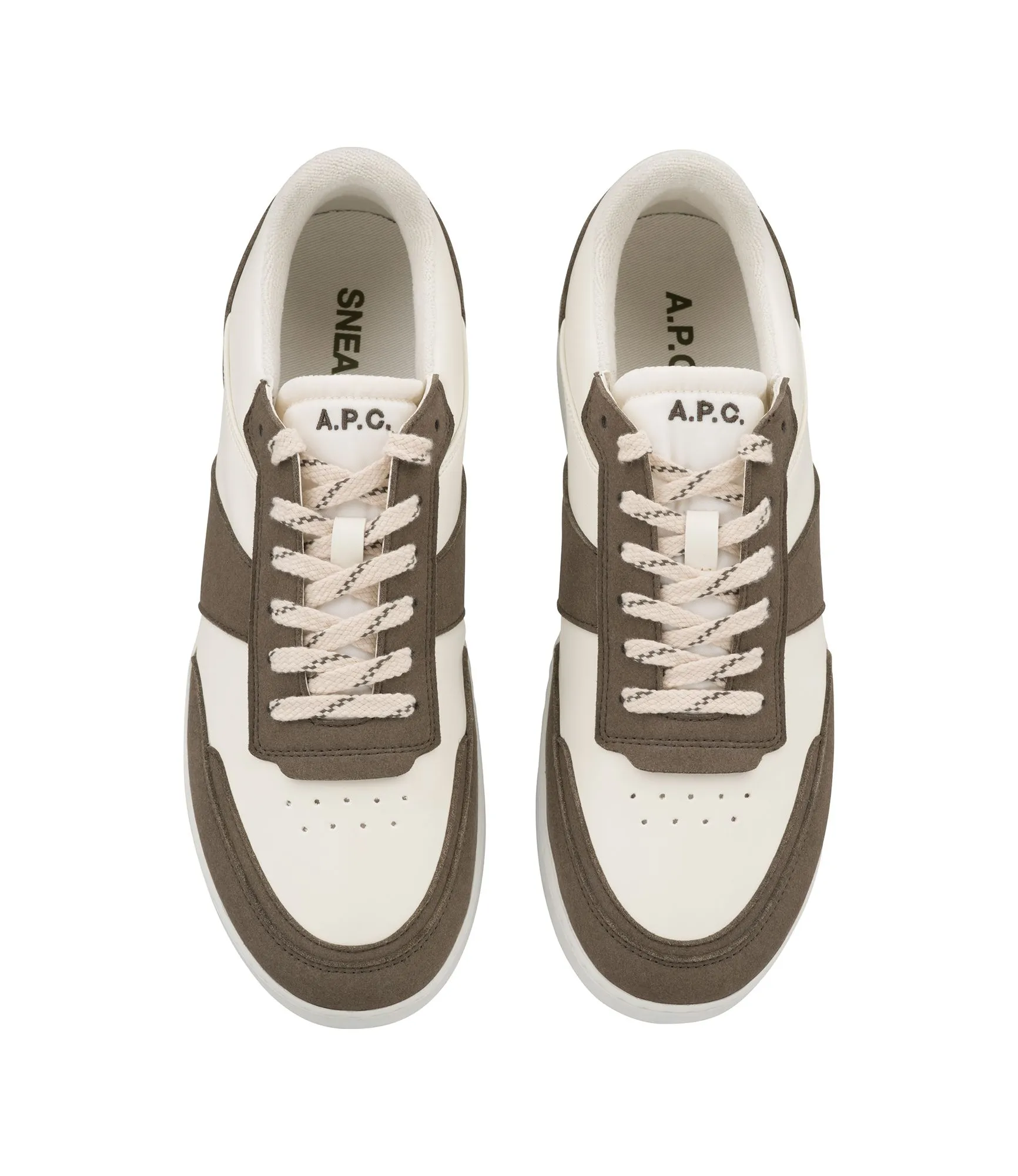 Sneakers Plain Kaki/Blanc | A.P.C.