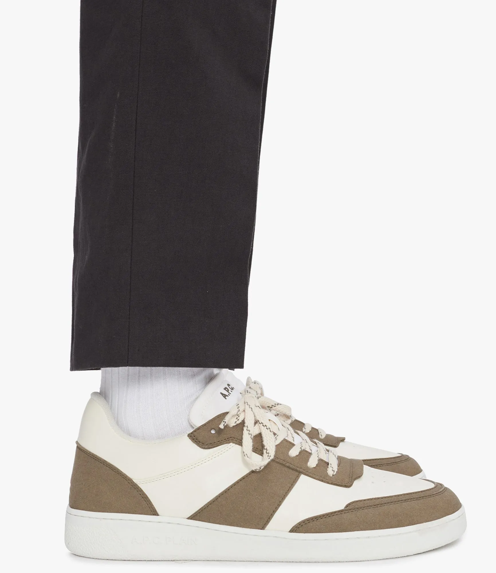 Sneakers Plain Kaki/Blanc | A.P.C.