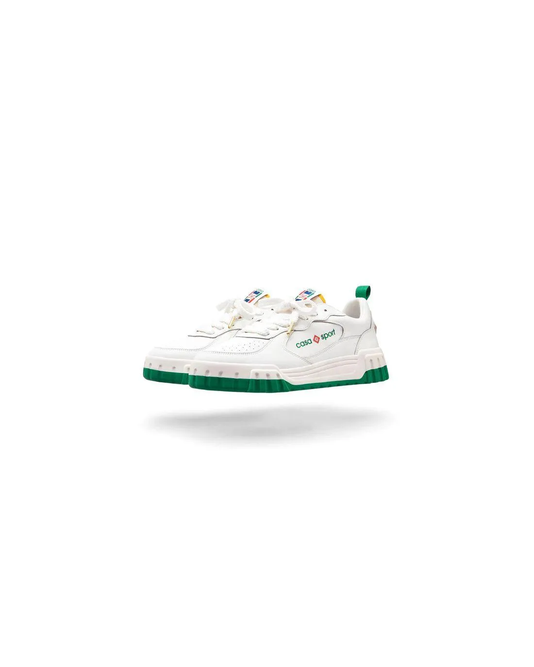 SNEAKERS THE COURT WHITE & GREEN - Casablanca Paris | Chez Maman Rouen