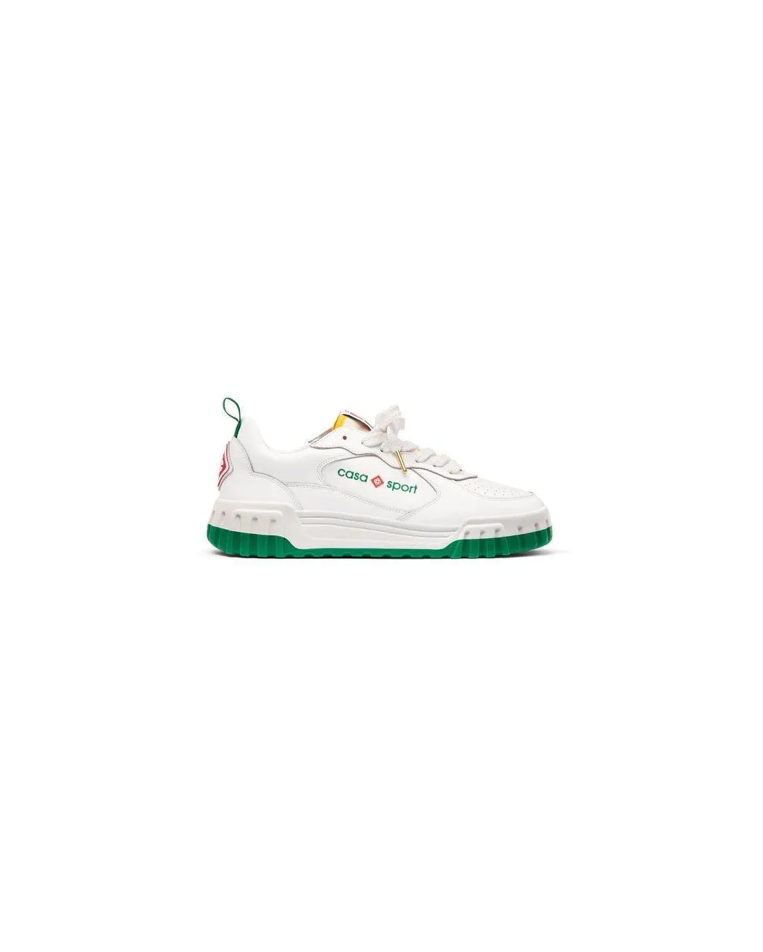 SNEAKERS THE COURT WHITE & GREEN - Casablanca Paris | Chez Maman Rouen