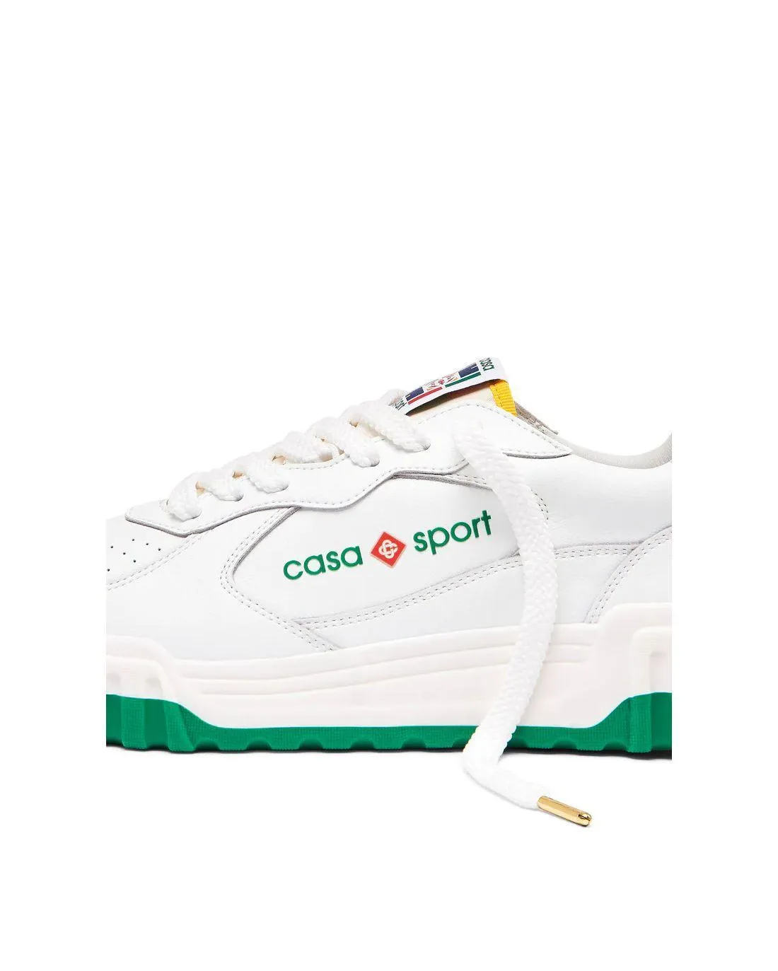 SNEAKERS THE COURT WHITE & GREEN - Casablanca Paris | Chez Maman Rouen