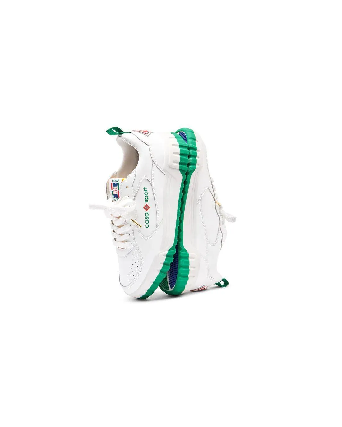 SNEAKERS THE COURT WHITE & GREEN - Casablanca Paris | Chez Maman Rouen