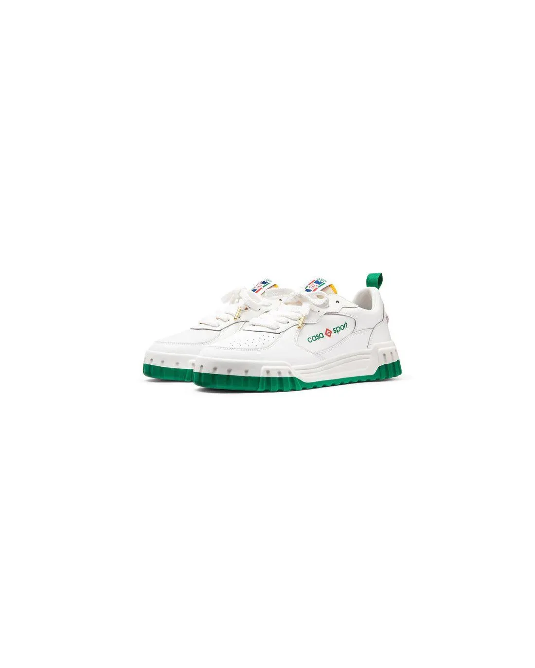 SNEAKERS THE COURT WHITE & GREEN - Casablanca Paris | Chez Maman Rouen