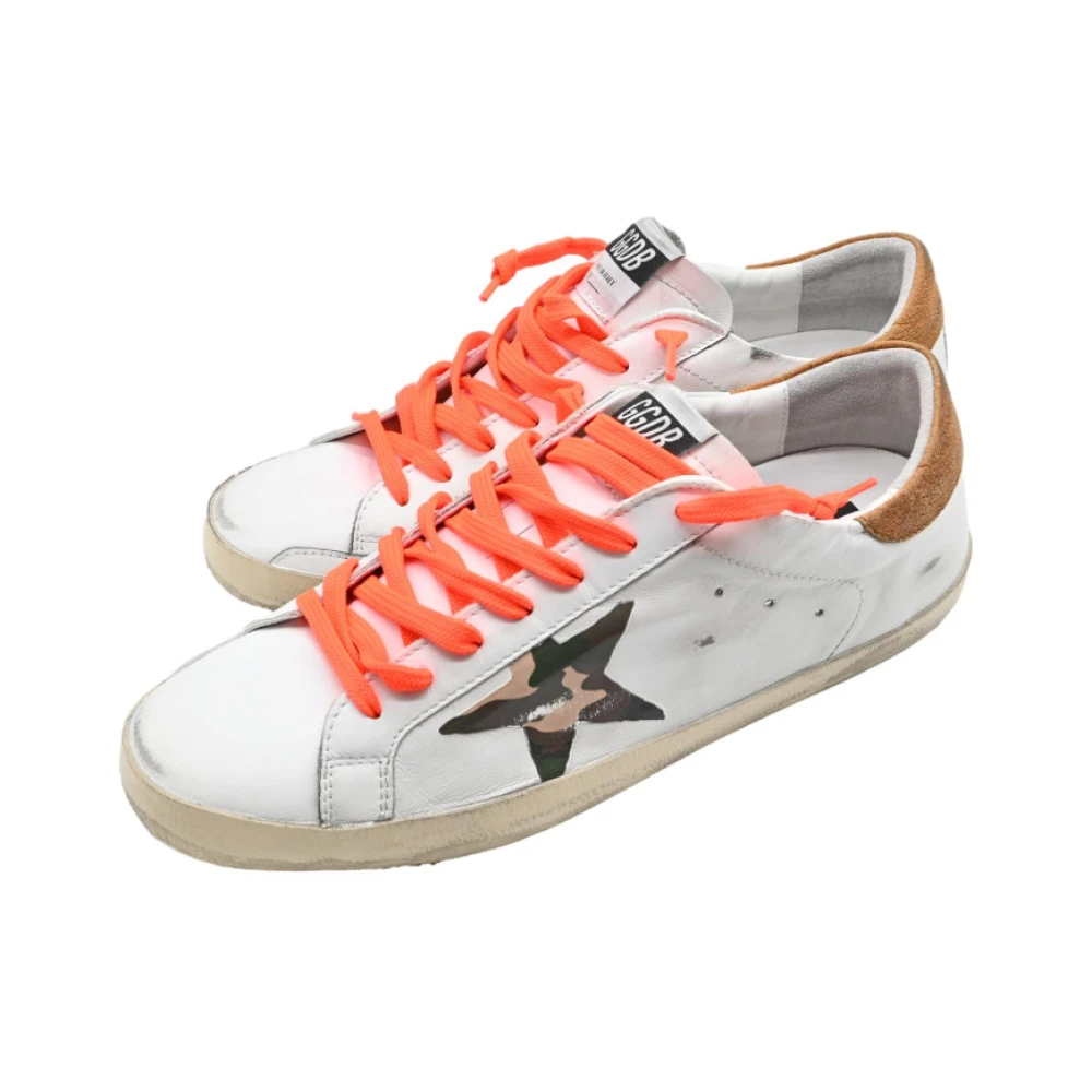 Superstar White Cognac Camouflage Sneakers