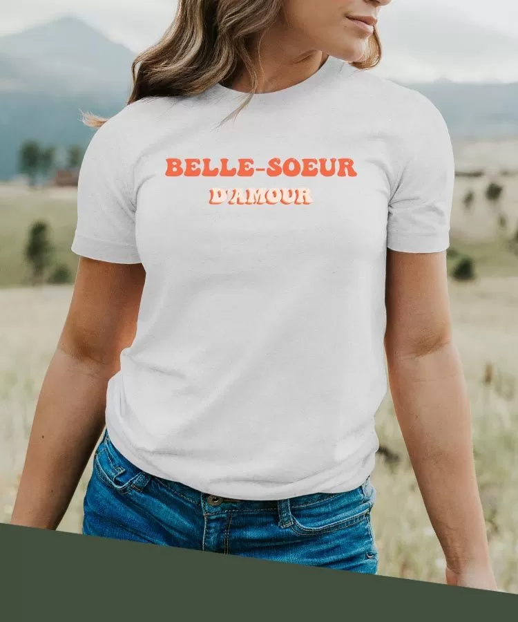 T-Shirt Belle-Soeur d'amour Pour femme