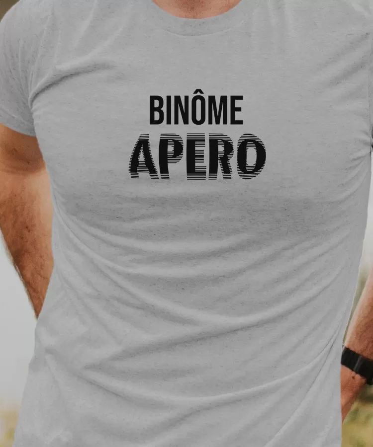 T-Shirt Binôme apéro face Pour homme