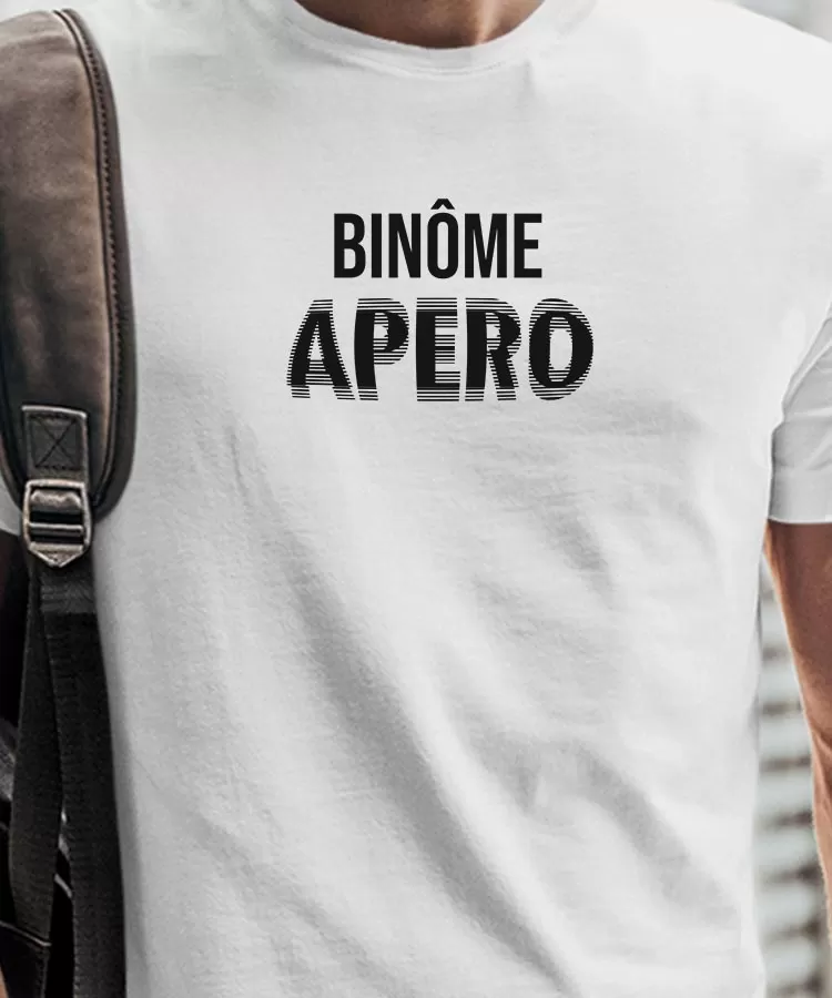 T-Shirt Binôme apéro face Pour homme